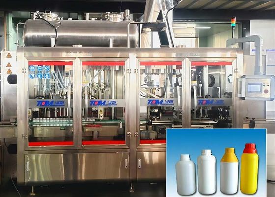 comprar Tipo de seguimiento Máquina automática de relleno de monobloque para botellas de plástico Fabricación en línea