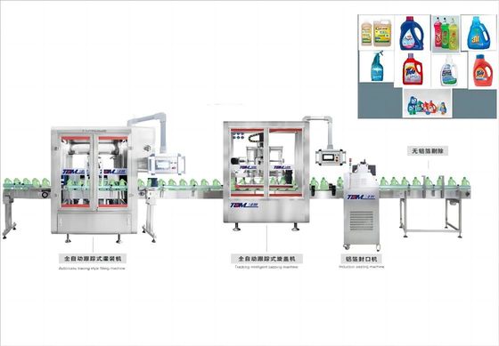 Buy Capping And Labeling Detergent Filling Machine 1L-3L 1500BPH online manufacture