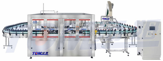 comprar Máquina de llenado de monobloque de pistón totalmente automática 100ml-1L Fabricación en línea