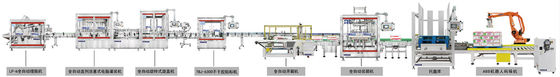 buy Fully Automatic Pesticide Packaging Line For Agrochemical Bottle 100ml-1L online manufacture