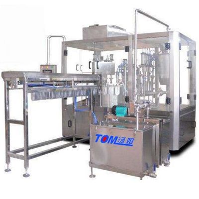 Buy SUS 304 PLC Controlled Automatic Stand Up Bag Filling And Capping Machine online manufacture
