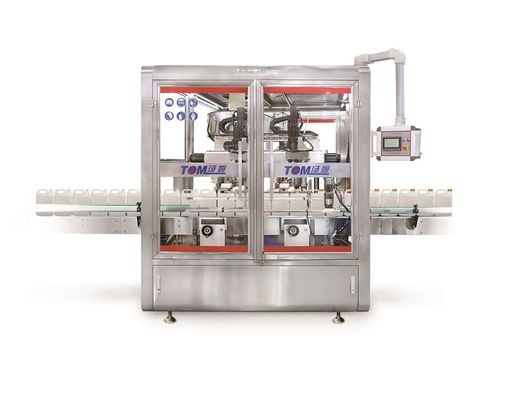buy PLC Controlled Automatic Capping Machine Servo Motor Double Head Following Type online manufacture