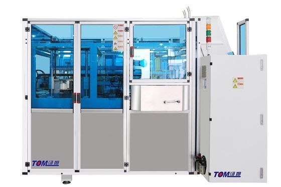 Buy Horizontal Type Chemical Packaging Machine Tap Bottom Sealing Carton Opening Machine online manufacture