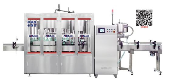 Buy 12000 BPH Beverage Edible Oil Wine Vinegar Soy Sauce Level Control Filling And Capping Machine online manufacture