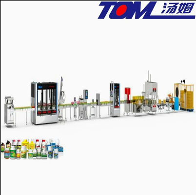 Buy 16 Heads Pesticide Filling Machine with ≥Φ22mm Minimum Bottle Opening and Online Support online manufacture