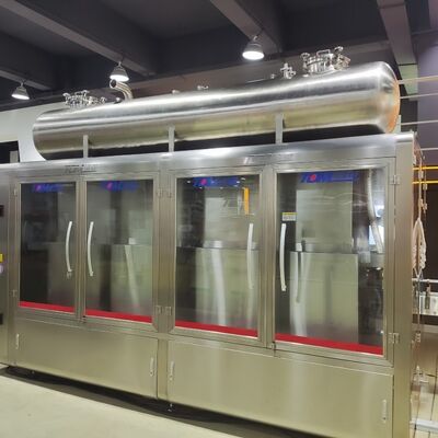 buy Coating Solvent Filling Line Fully Automatical Control With Capping and ABB Palletizer online manufacture