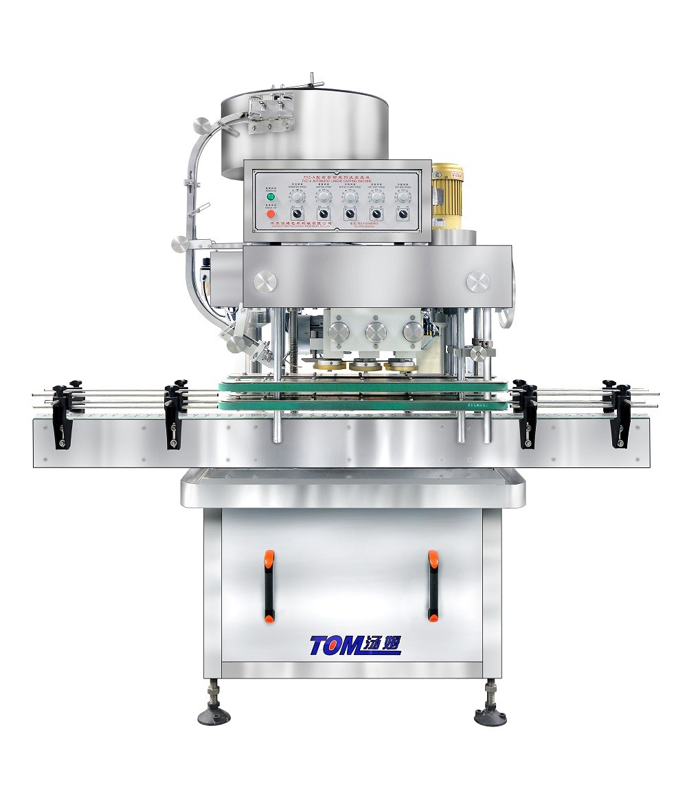 Linear 6 Wheels Auto Capping Machine 4000-6000BPH