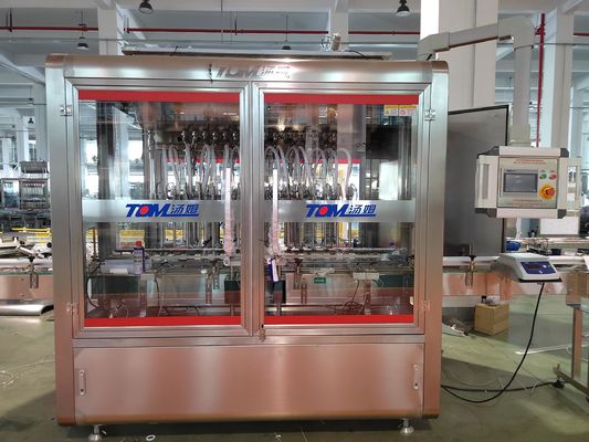 Automatic Shampoo Filling Machine PLC Controlled 12 Nozzle