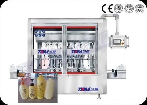 Personal Care Product Shampoo Filling Machine PLC Controlled Automatic 100ML-1L