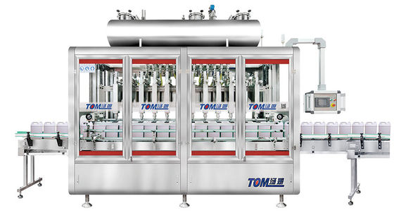 1L-4L Lubricant Filling Machine 8 Nozzles Weight Style Fully Automatic For Container