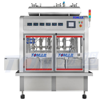 5L-30L 8 Nozzles Lubricant Filling Machine PLC Controlled