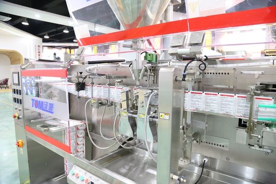 Horizontal Pesticide Powder Filling Equipment Automatic PLC Controlled