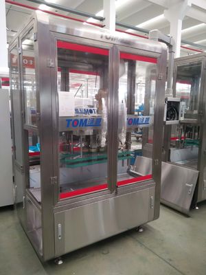 Linear 6 Wheels Auto Capping Machine 4000-6000BPH