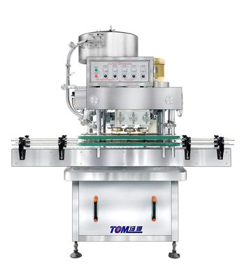 Linear 6 Wheels Auto Capping Machine 4000-6000BPH