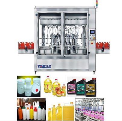 PLC Controlled Servo Motor Edible Oil Filling Line / Machine