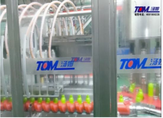 Tracking Type 100ml-1L Viscosity Liquid Filling Capping Machine For Bottle