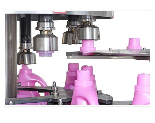 Laundry Detergent Automatic Capping Machine 4 / 6 / 8 Heads High Speed