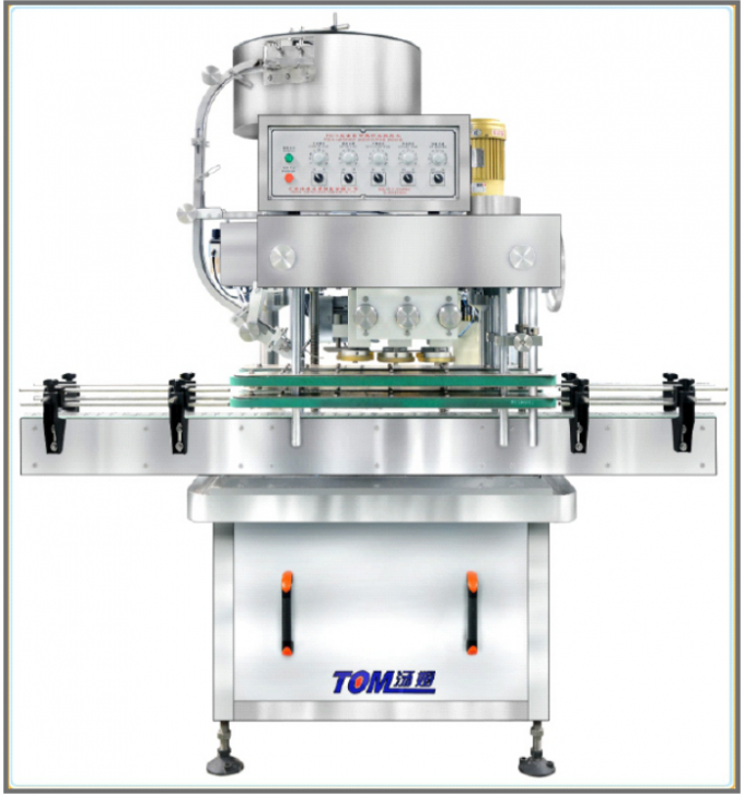 Linear Automatic Capping Machine 1-5L 100ml-5L 5000 Caps / Hour