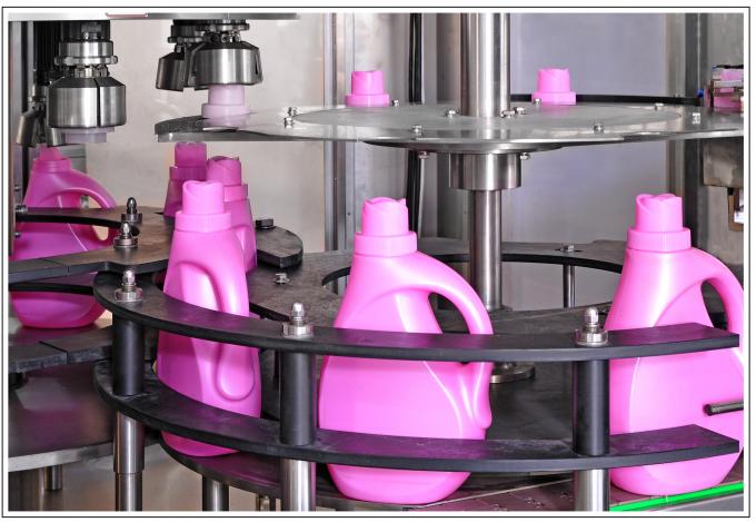 Laundry Detergent Automatic Capping Machine 4 / 6 / 8 Heads High Speed