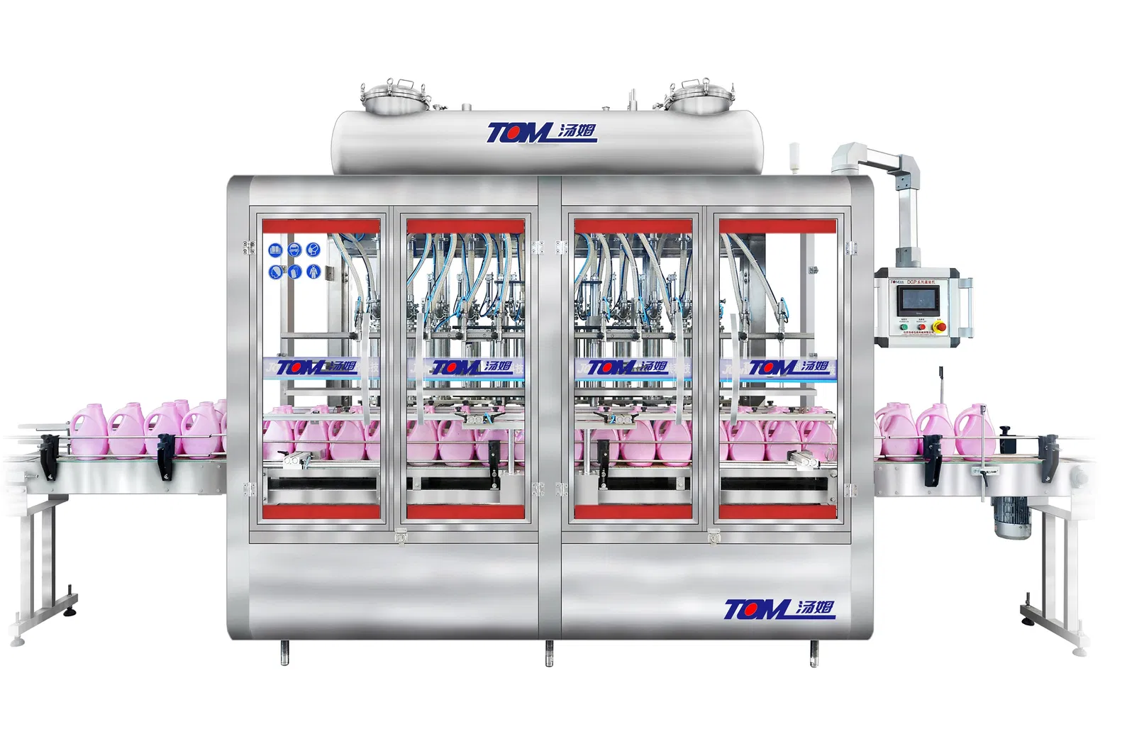 Automatic Dishwashing Liquid Filling Machine  For Fabric Softener And Sope 4