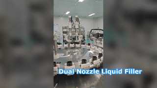 High versatile filling and capping two in one machine with many kinds of lotion and cream bottles