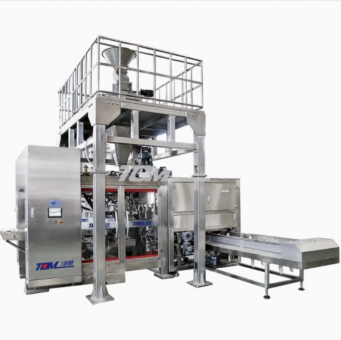 25kg Automatic Powder Packaging Line to Finished Bags